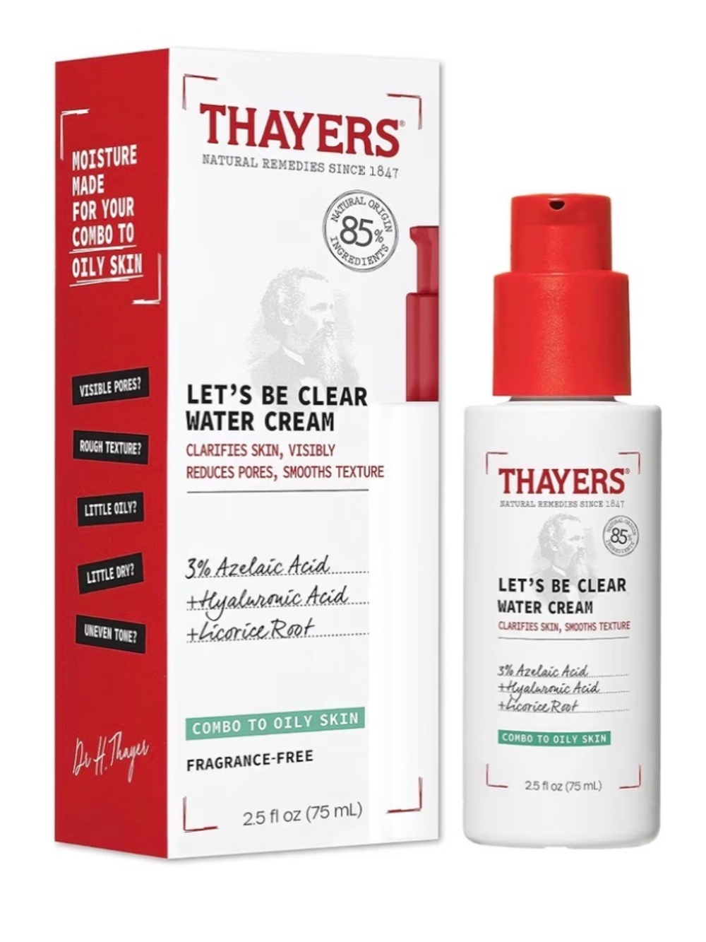 THAYERS Water Cream x2
